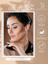 Rose Gold Plated AD Studded Pear Shaped Drop Earrings