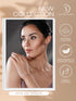 Rose Gold Toned Zircon Embellished Adjustable Pull Chain Slider Bracelet