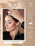 Rose Gold Toned Zircon Embellished Circular Link Adjustable Pull Chain Slider Bracelet