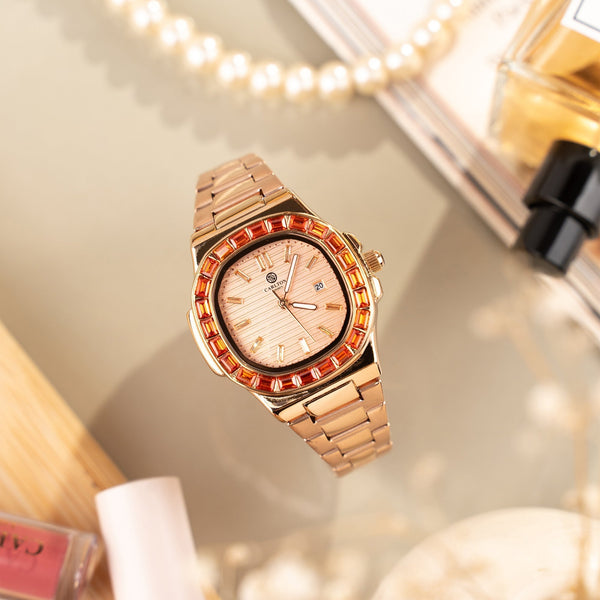 Grace Women Analog Gold Watch-CLDPP-001