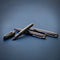 Carlton London Set Of 2 Gun Metal Grey Twist And Roller Metal Pens