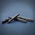 Carlton London Set Of 2 Gun Metal Grey Twist And Roller Metal Pens