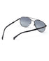 Unisex Premium Polarised UV Protected Blue Lens Gunmetal Toned Aviator Sunglasses