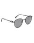 Unisex Premium Polarised UV Protected Black Lens Black Toned Oval Sunglasses