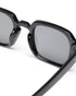 Women UV Protected Black Lens Black Toned Square Sunglasses
