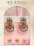 Antique Gold Oxidised Emerald Green Stone & Pearl Beaded Nandi Motif Tribal Contemporary Chandbali Dangler Earrings