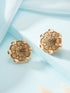 Antique Gold Plated Kundan Studded Filigree Intricate Studds earrings