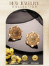 Antique Gold Plated Kundan Studded Filigree Intricate Studds earrings
