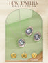 Shine with Elegance Blue Pendant & Earrings Set