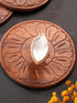 Gold Plated Uncut Mossanite Kundan Studded Bridal Adjustable Finger Ring