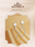 925 Sterling Silver Oval Lightweight Dangler Minimal Drop Earrings