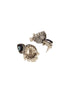 Oxidised Silver Toned Evil Eye Handcrafted Minimal Trendy Jhumka Earrings