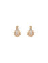 Gold Toned AD Studded Black Beads Studded Designer Floral Mangalsutra Jewellery Set