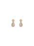 Gold Toned AD Studded Black Beads Studded Designer Solitaire Type Mangalsutra Jewellery Set