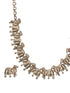 Oxidised Silver Toned Statement Tribal Nandi Choker Jewellery Set