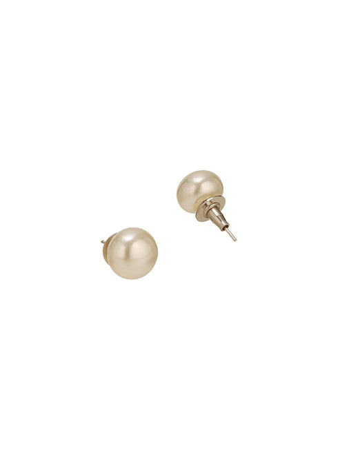 Single String Pearl Statement Necklace Jewellery Set