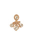 Antique Gold Plated Kundan Studded Intricate Solitaire Finger Rings