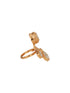 Antique Gold Plated Kundan Studded Intricate Solitaire Finger Rings