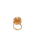 Gold Plated Kundan Mossanite Studded Minimal Bridal Handcrafted Adjustablle Finger Rings