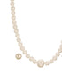 Single String Pearl Statement Necklace Jewellery Set
