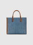 Denice Denim Tote Bag
