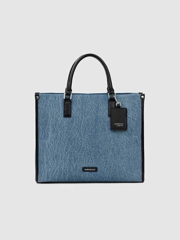 Denice Denim Tote Bag