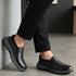 Men's Easy Slip-On Leather Casual Shoe with Lightweight Comfort Sole