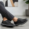 Men's Lace-Up Leather Casual Shoe with Lightweight Comfort Sole