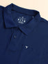 Men Solid Slim Fit Polo T-shirt with MATPIQ