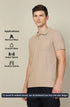 Men Solid Slim Fit Polo T-shirt with MATPIQ