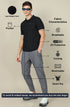 Men Solid Slim Fit Polo T-shirt with MATPIQ