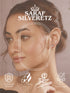 925 Sterling Silver Zircon Studded Halo Circle Solitaire Dailywear Studds Earrings