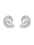 925 Sterling Silver Rhodium Plated Pearl Studds Earrings