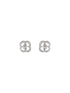 925 Sterling Silver Circular Cubic Zirconia Studds Earrings