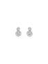 925 Sterling Silver Cubic Zirconia Solitaire Studds Earrings