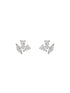 925 Sterling Silver Rhodium Plated Quirky Minimal Studds Earrings