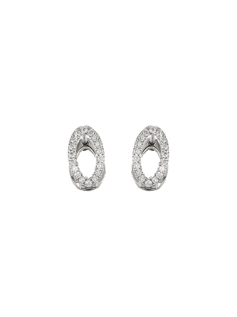 925 Sterling Silver Rhodium Plated minimal Bali Studds Earrings