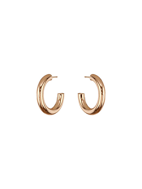 Anti-Tarnish Gold Plated Styling C Hoops earrings