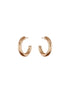 Anti-Tarnish Gold Plated Styling C Hoops earrings