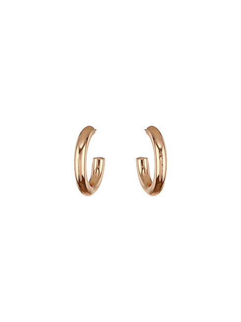 Anti-Tarnish Gold Plated Styling C Hoops earrings