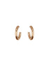 Anti-Tarnish Gold Plated Styling C Hoops earrings