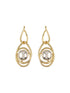Anti-Tarnish 18k Gold & Silver Plated Orbital Hoop Earrings