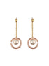 Anti-Tarnish Gold & Rose Gold Plated Chain Dangling Minimalist Earrings