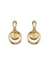 Anti-Tarnish Gold Plated Concentric balls Minimal Drop earrings