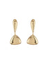 Anti-Tarnish Gold Plated water Drop Shaped Luxe Drop Earrings