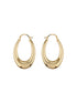Anti-Tarnish Gold Plated U -Shaped Chunky Hoop Earrings
