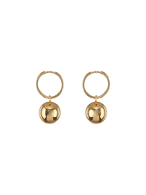 Anti-Tarnish Gold Plated water Drop Shaped Luxe Drop Earrings