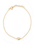 18kt Gold Plated Heart Wraparound Bracelet