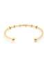 18kt Gold Plated Evil Eye Cuff Link Bracelet