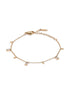 Gold Plated CZ Charm Bracelet